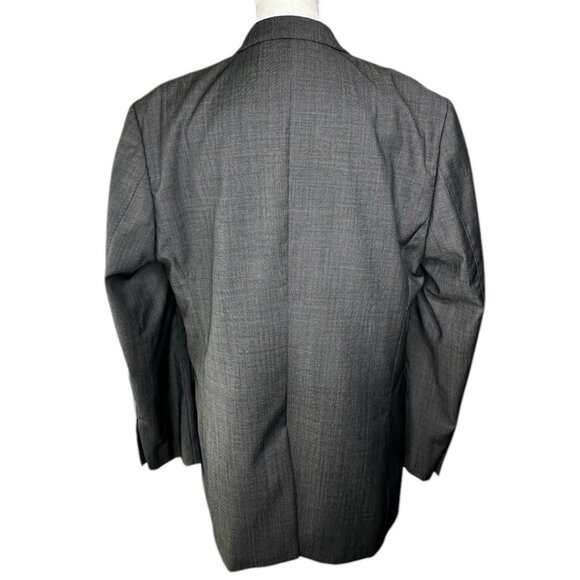 Paul Smith Men's Gray The Byard Mini Check Slim Two Button Suit‎ Coat 42R/C41.25 - Picture 4 of 13